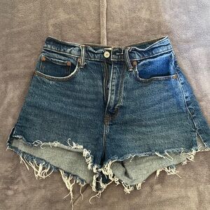 Abercrombie Curve Love denim shorts